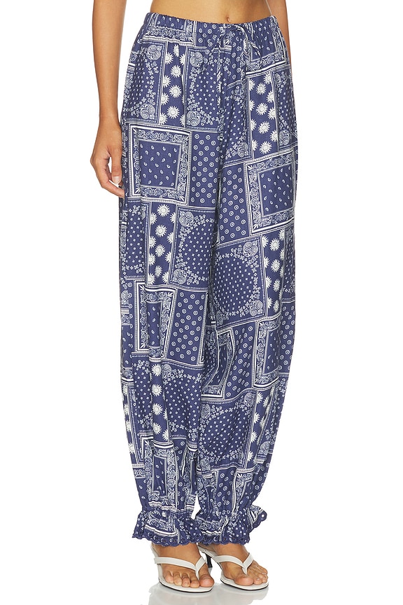 view 2 of 6 PANTALON BLOOMER in Navy Bandana