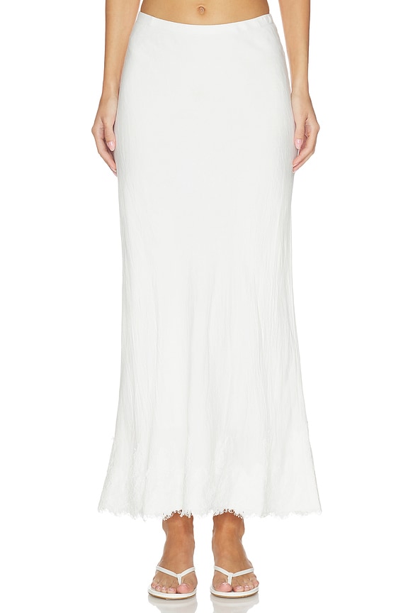 view 1 of 6 Kristen Skirt in White