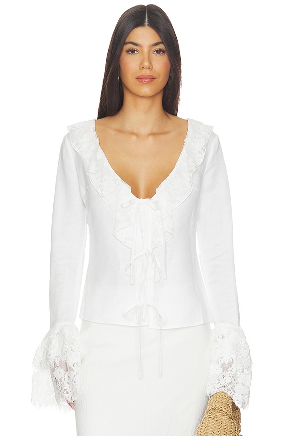 view 1 of 4 Nikki Top in White