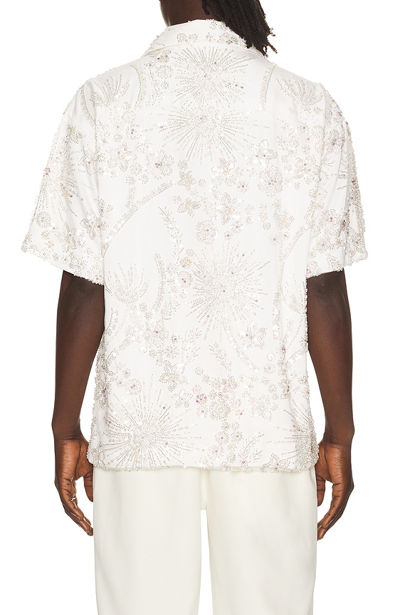 view 2 of 5 CAMISA ANURAK in White & Green