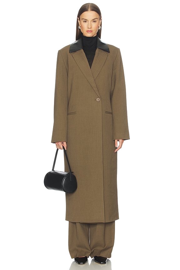 view 2 of 4 Sartoria Coat in Chocolate Marle