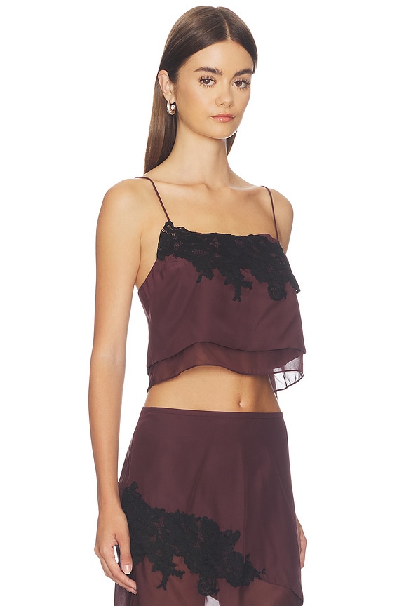 view 2 of 4 CAMISOLA NORIA  in Dark Plum
