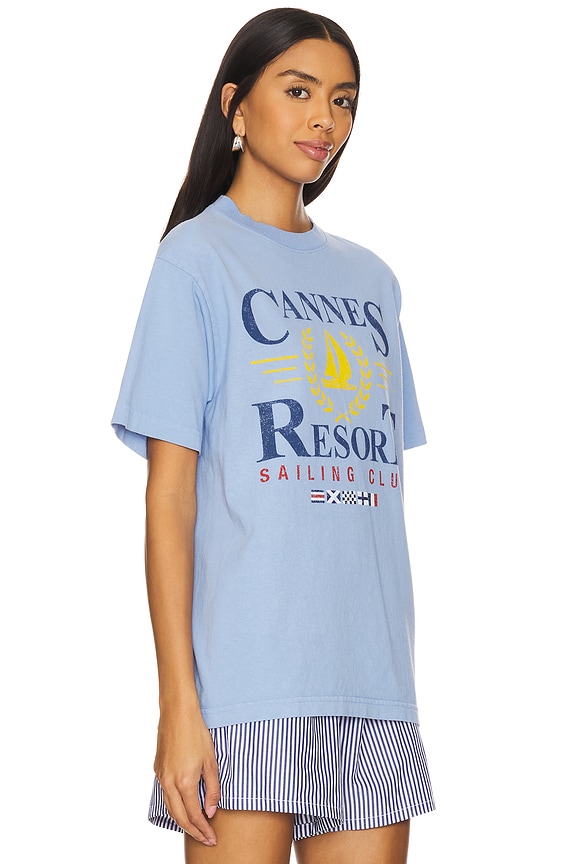 view 2 of 4 Cannes Heavyweight Tee in Periwinkle