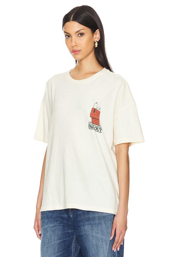 view 2 of 4 Peanuts Far Out Tee in Sand