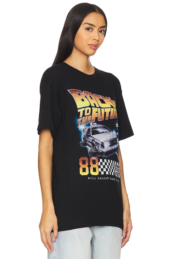 view 2 of 4 Back To The Future Race To 88 Tee in Black