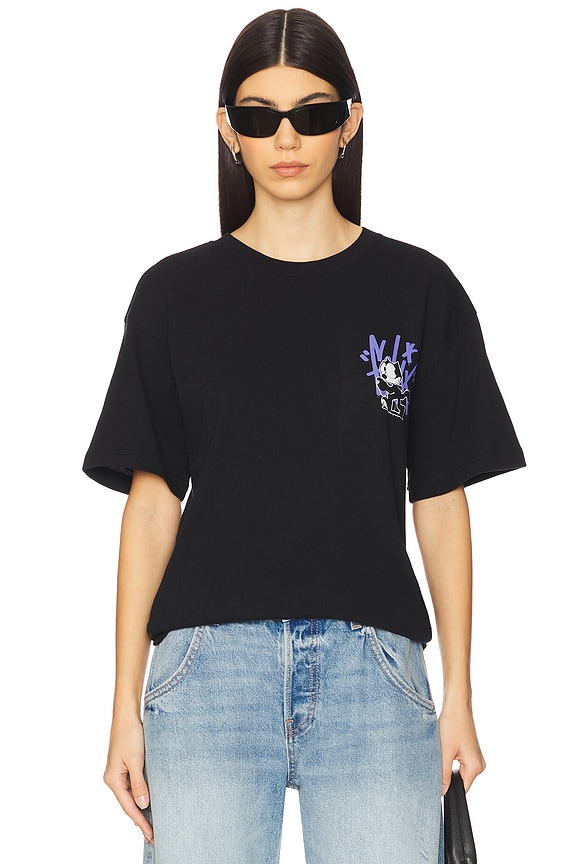 view 2 of 4 Felix The Cat Graffiti Pop Tee in Black