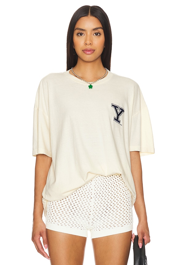view 2 of 4 Yale Bulldog Tee in Sand