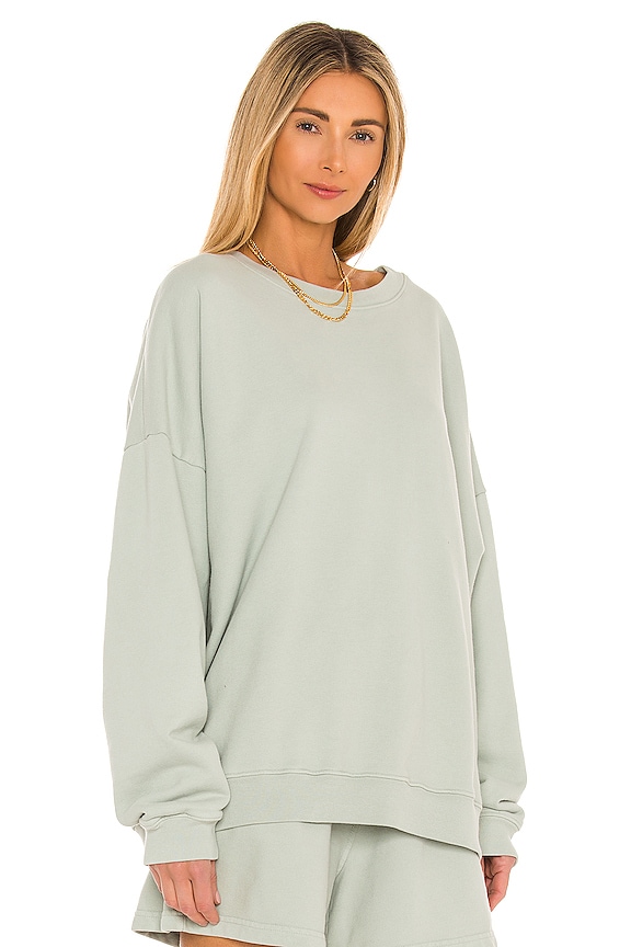 view 2 of 4 OVERSIZED 크루넥 in Sage