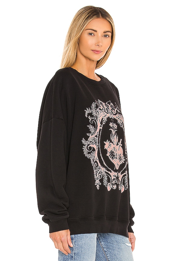 view 2 of 4 Sacred Heart Sweatshirt in Black