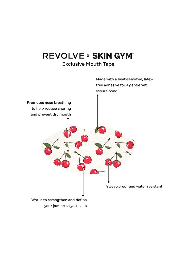 view 2 of 3 FOR THE LOVE OF SLEEP MOUTH TAPE 입 테이프 in Cherries