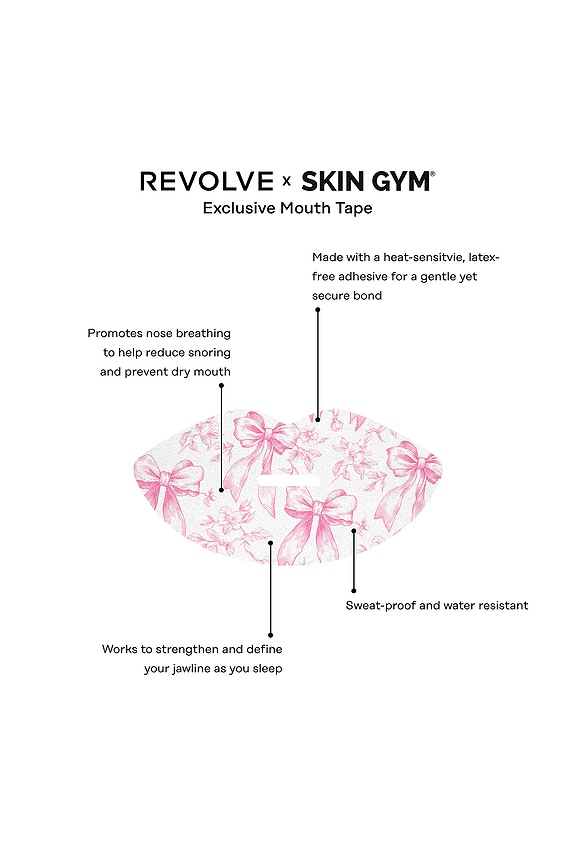 view 2 of 3 x Revolve For The Love Of Sleep Mouth Tape in Coquette Bows