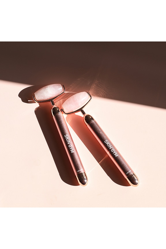 view 2 of 3 Rose Quartz Vibrating Roller in 