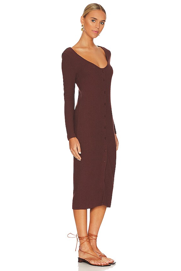 view 2 of 3 Stevi Midi Dress in Port