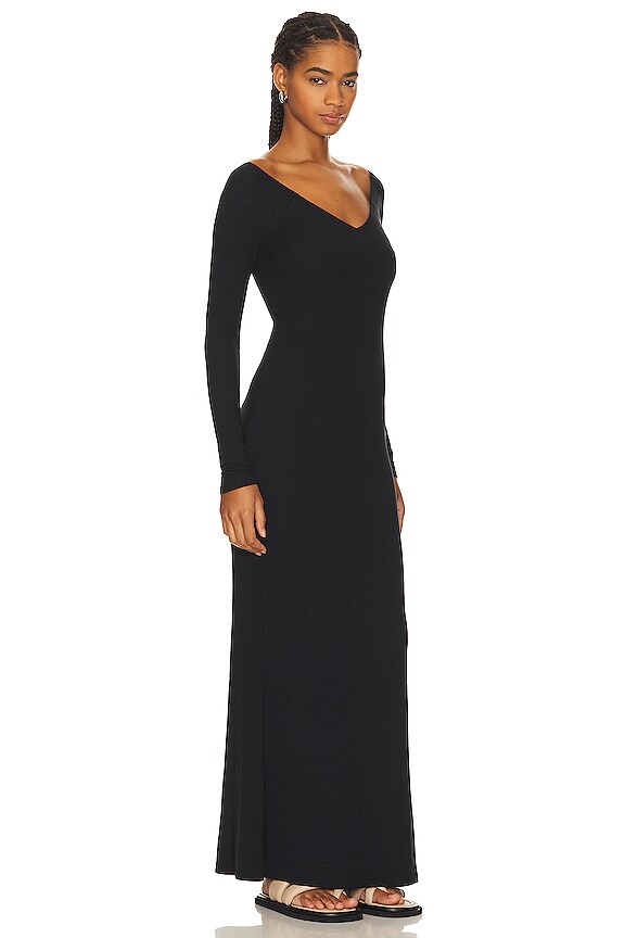 view 2 of 3 Nadien Surplice Dress in Black