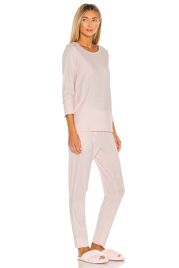 view 2 of 4 Cassandra Heart Lounge Set in Heather Pink