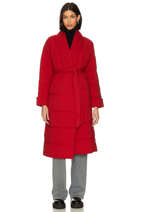 view 2 of 5 Sevan Robe in Holiday Red