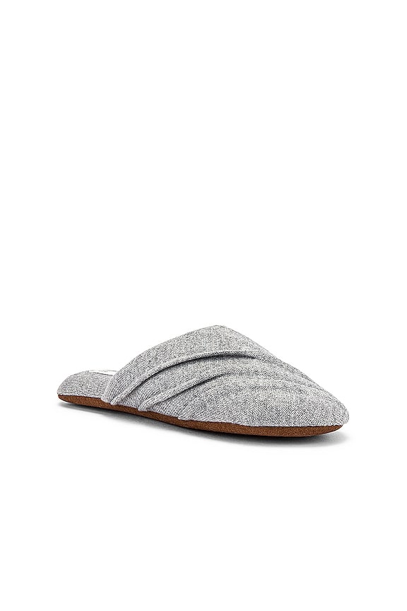 view 2 of 5 ТАПОЧКИ DRAPED in Arctic Grey