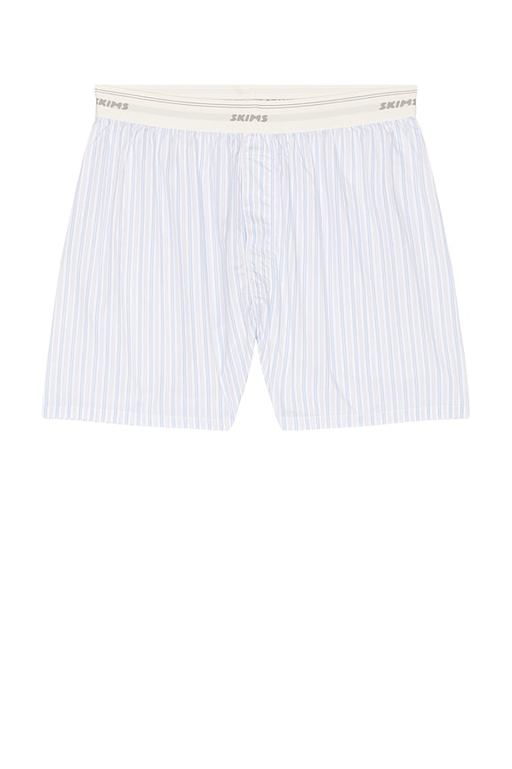 view 1 of 2 Logo Band Boxer in Platinum Double Stripe
