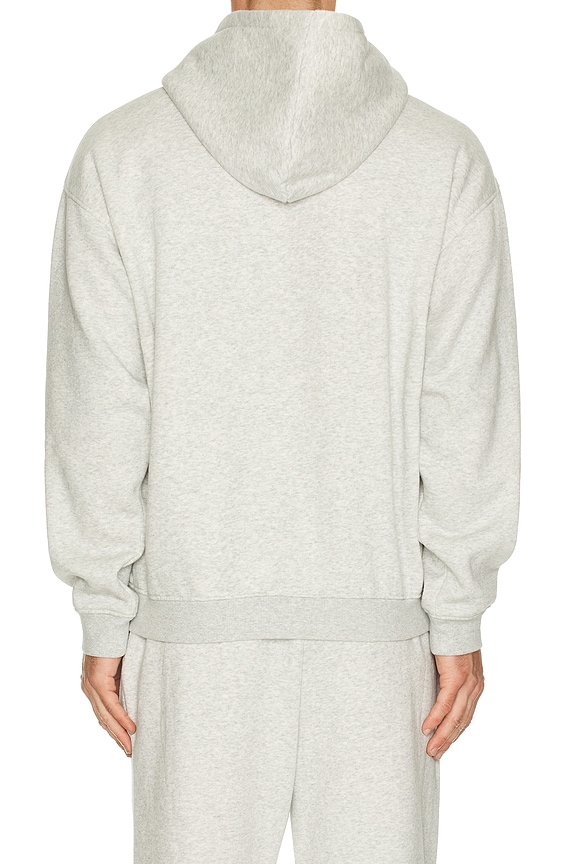 view 2 of 4 Fleece Lounge Relaxed Hoodie in Light Heather Grey