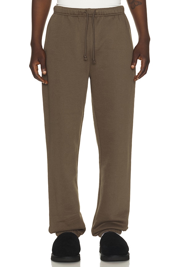 view 1 of 5 Fleece Lounge Relaxed Jogger in Driftwood