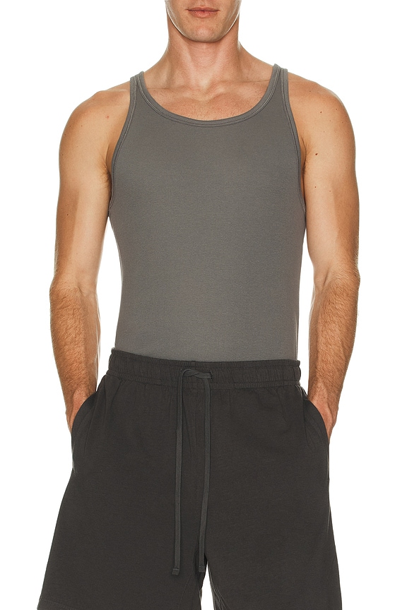 view 2 of 5 Cotton Rib Tank 3-Pack in Heather Multi