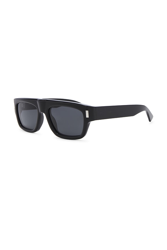 view 2 of 3 Rectangular Sunglasses in Black