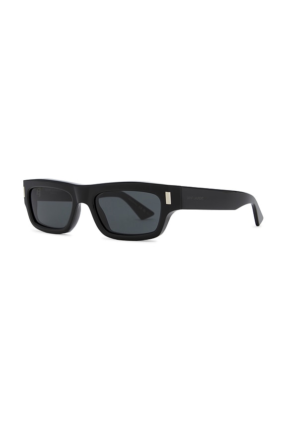 view 2 of 3 Rectangular Sunglasses in Black