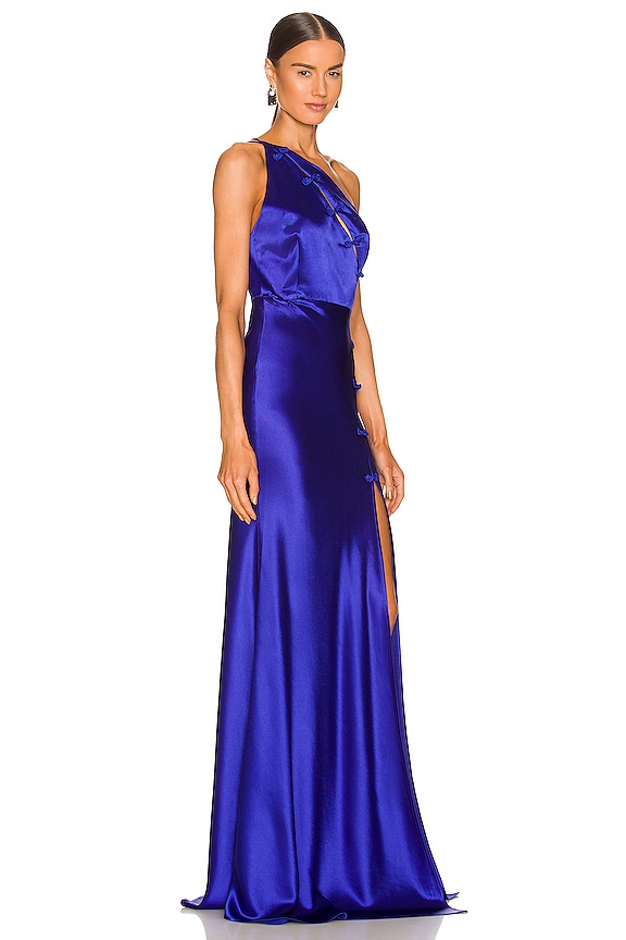 view 2 of 3 Heidi Gown in Cobalt