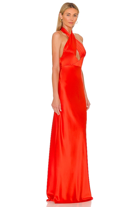 view 2 of 3 ROBE DE SOIRÉE LIV in Fire Orange