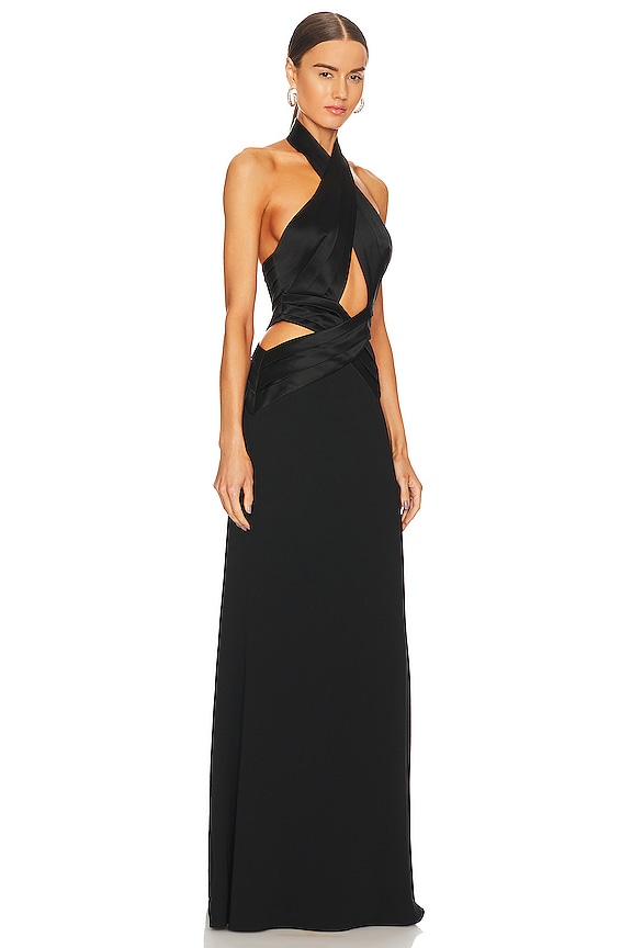 view 2 of 3 VESTIDO PETRA in Black