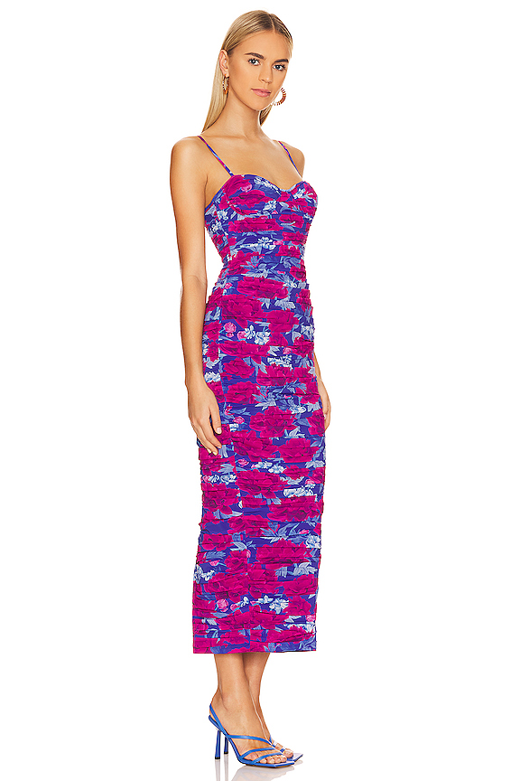 view 2 of 3 VESTIDO GWYNETH in Blue & Pink