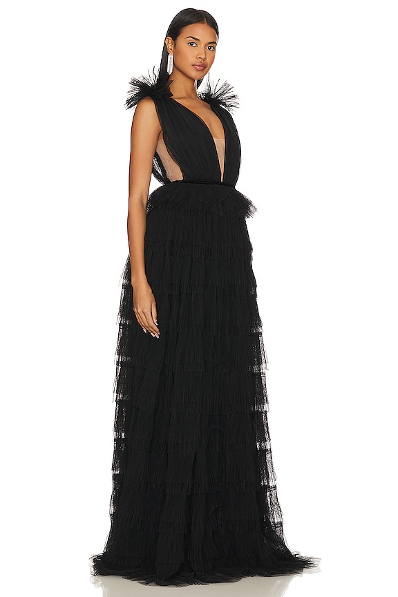 view 2 of 3 Sabrina Gown in Black