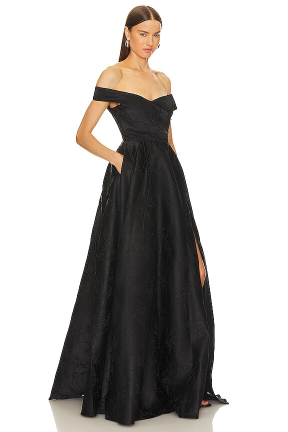 view 2 of 3 Lucinda Gown in Black