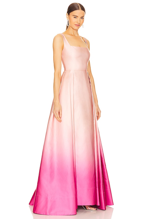 view 2 of 3 Bella Gown in Pink Ombre