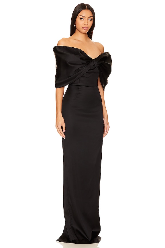 view 2 of 3 ROBE DE SOIRÉE PALOMA in Black