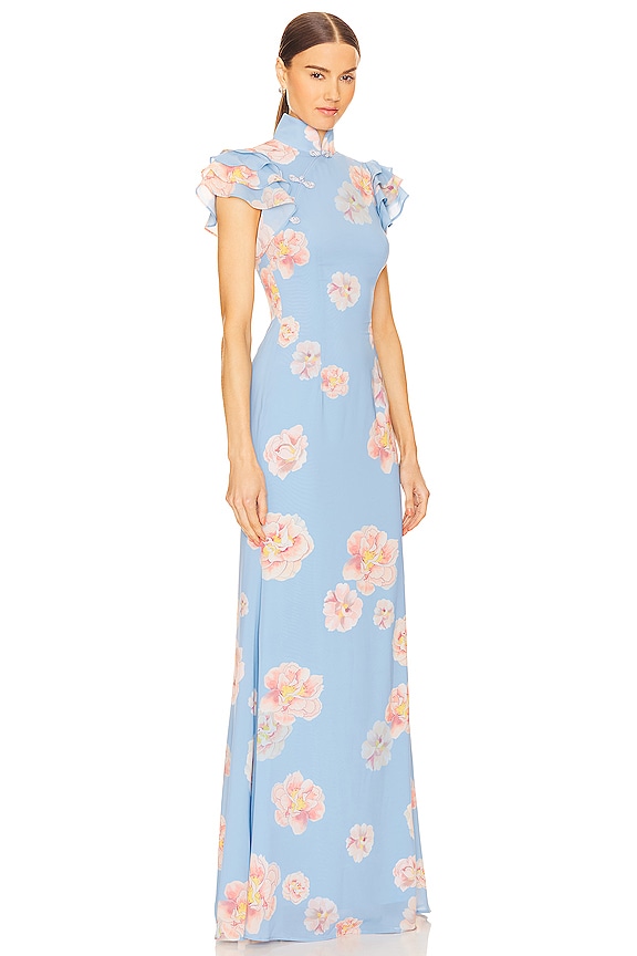 view 2 of 3 Sylvie Dress in Blue Multi
