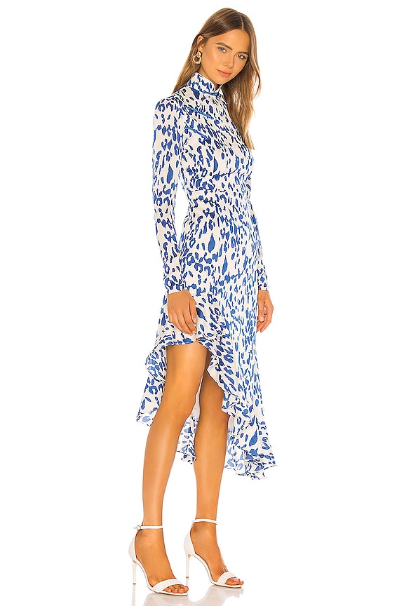 view 2 of 3 MARY 원피스 in Blue & White Print