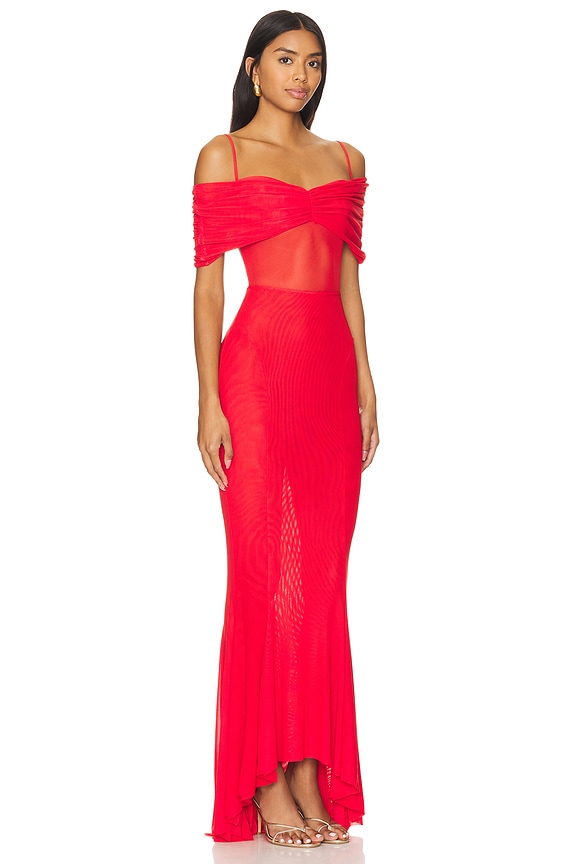 view 2 of 3 VESTIDO KEIRA in Red