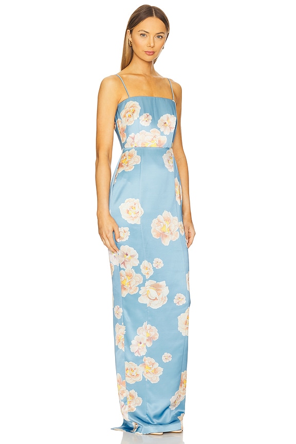 view 2 of 3 Sofia Dress in Blue Floral
