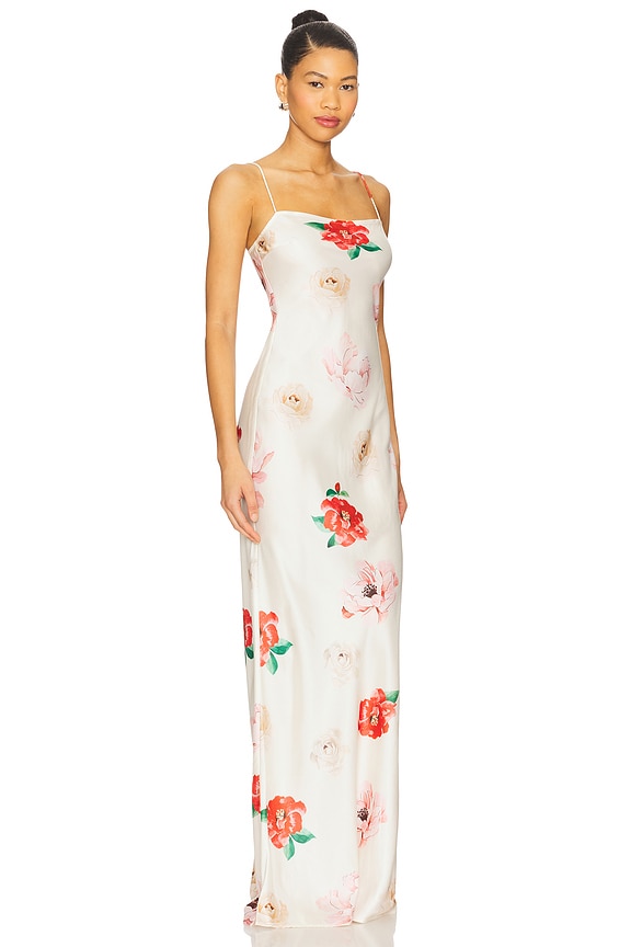 view 2 of 3 Elba Dress in White Multi