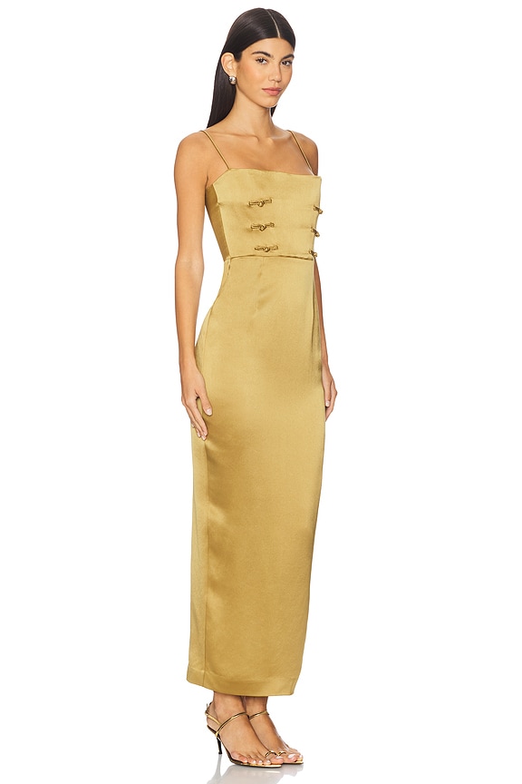 view 2 of 4 VESTIDO TAYLOR in Golden Olive