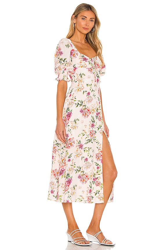 view 2 of 3 VESTIDO MIDI FIONA in Blush Multi