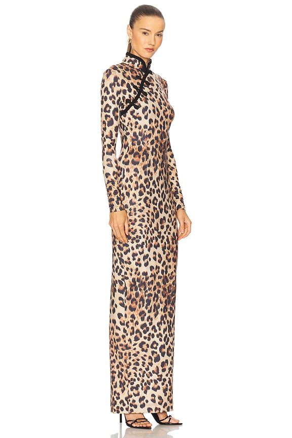 view 2 of 3 Irene Print Dress in Leopard