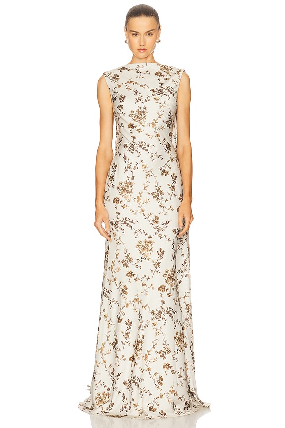 view 2 of 5 Callie Gown in Beige Multi