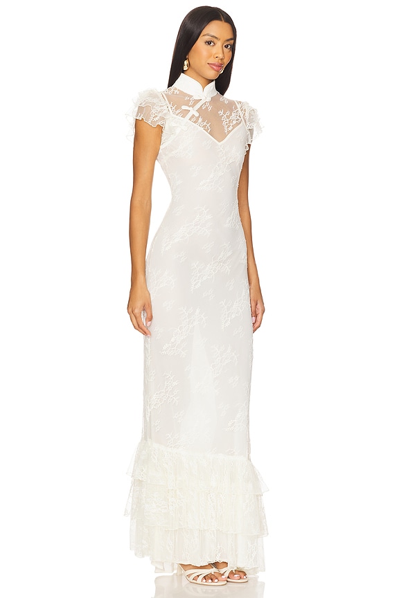 view 2 of 3 Ramona Lace Dress in Ivory