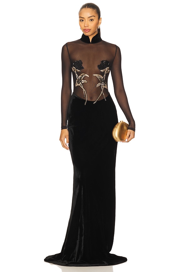 view 1 of 4 Uma Gown in Black