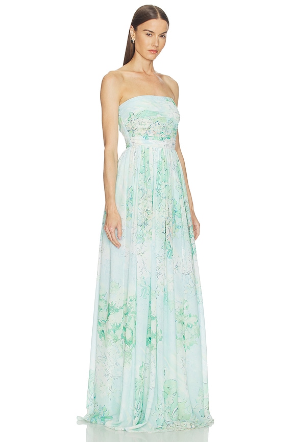 view 2 of 3 Camille Maxi Dress in Mint Multi