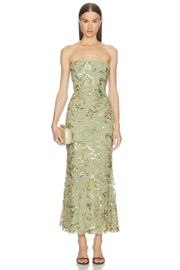 view 1 of 4 SABLE ドレス in Sage Green