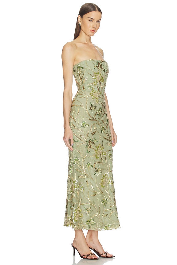 view 2 of 4 SABLE ドレス in Sage Green