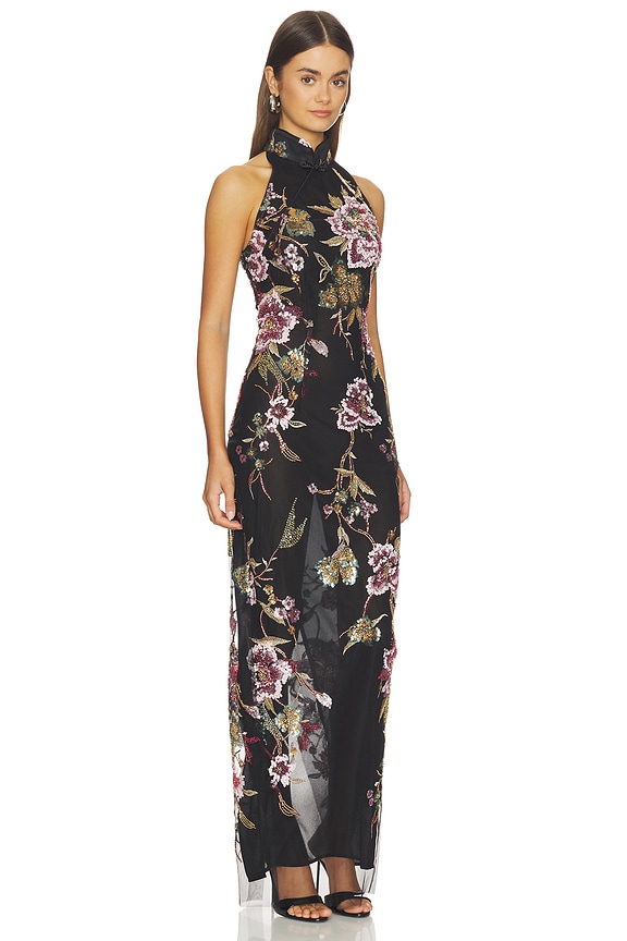 view 2 of 4 VESTIDO PARKER in Black Multi